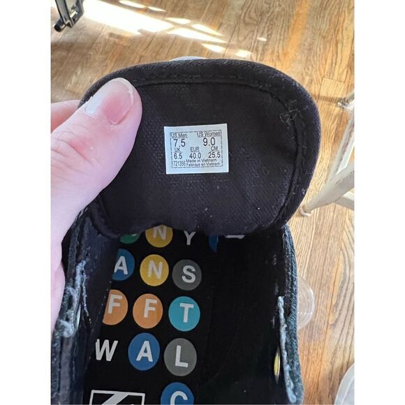 Vans Old Skool NYC Black Leather RARE - Picture 4 of 8